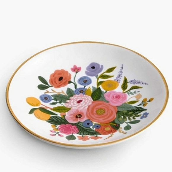 ❤️BUY 5 GET 3 FREE  Ring Dish Garden Party Bouquet By Riffle Paper Co. - Picture 2 of 4